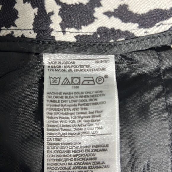 Banana Republic Sloan Zebra Print Pant size 6 - Picture 4 of 7